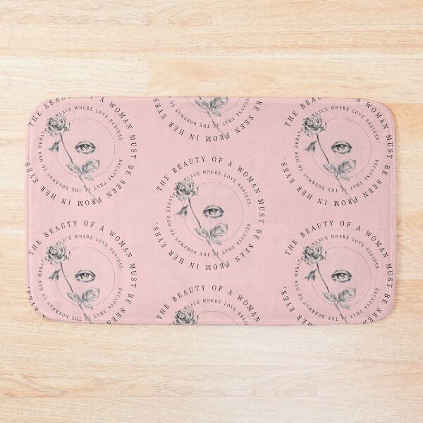 Item preview, Eye and rose with quote of beauty from Audrey Hepburn designed and sold by the-cold-dots.