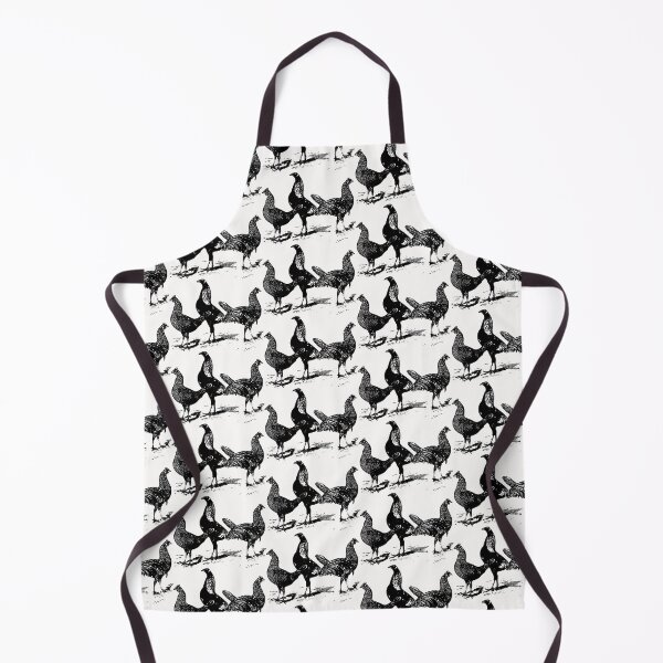 Item preview, Chickens Everywhere - black chickens on white designed and sold by katiekendall.