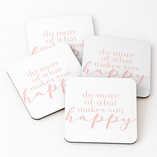 Item preview, Do more of what makes you happy Quote in Pink designed and sold by lovelyliaa.