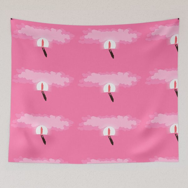 Item preview, A pink couple at top of the hill with the moon and stars designed and sold by preeyavis.