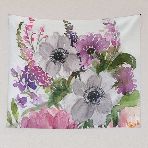 Item preview, faded flowers: peonies, anemones designed and sold by kosarandrea.