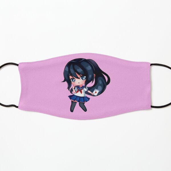 Yandere Simulator Custom Fabric Face Mask Polyester Two Layers Cloth