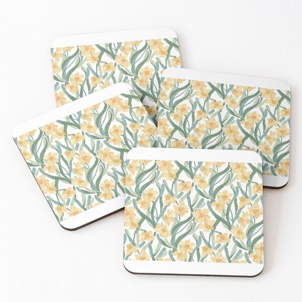 Item preview, Retro Flowers Spring Narcissus designed and sold by untamedwolf.