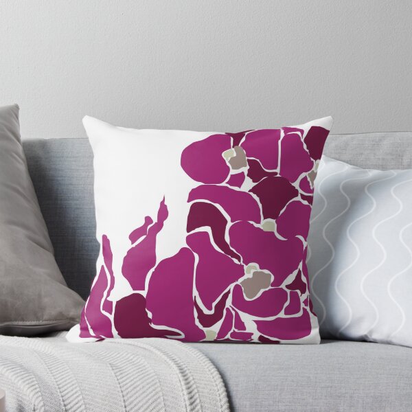 Orchards in Pink Throw Pillow