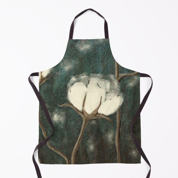 Item preview, Cotton flowers sepia designed and sold by R. Leon | Aurora & Douglas.
