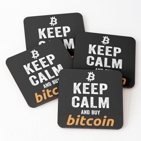 Item preview, Keep Calm And Buy Bitcoin Funny BTC Bit Coin Logo designed and sold by Renergie.