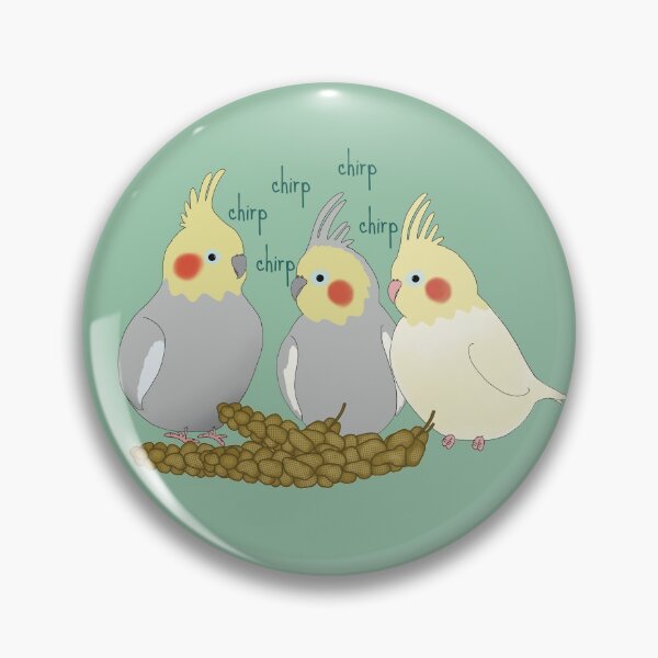 Item preview, Lovely Cockatiel Chicks Chirp Chirp  designed and sold by jvcoart.