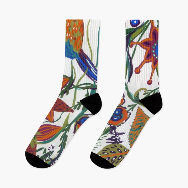Item preview, jungle bird by day: gouache pattern designed and sold by kosarandrea.