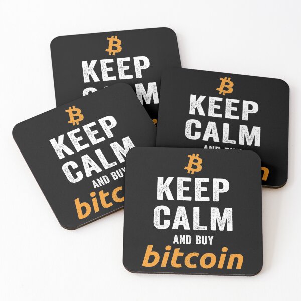 Item preview, Keep Calm And Buy Bitcoin Funny BTC Bit Coin Logo designed and sold by Renergie.