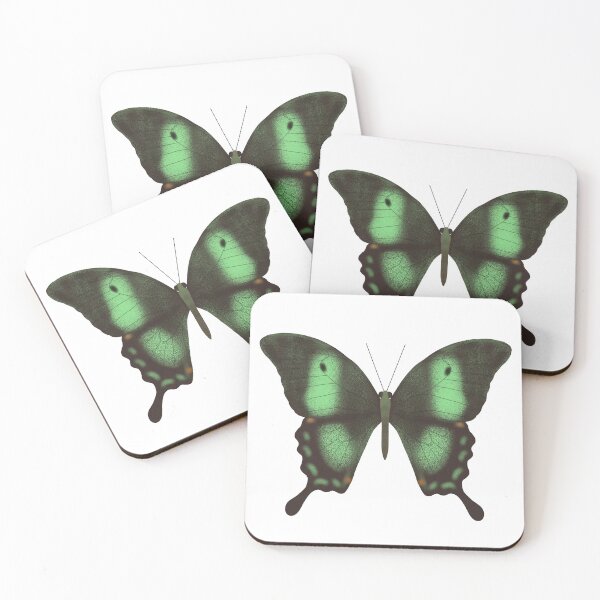 Item preview, Black and Green Butterfly designed and sold by daisyandlime.