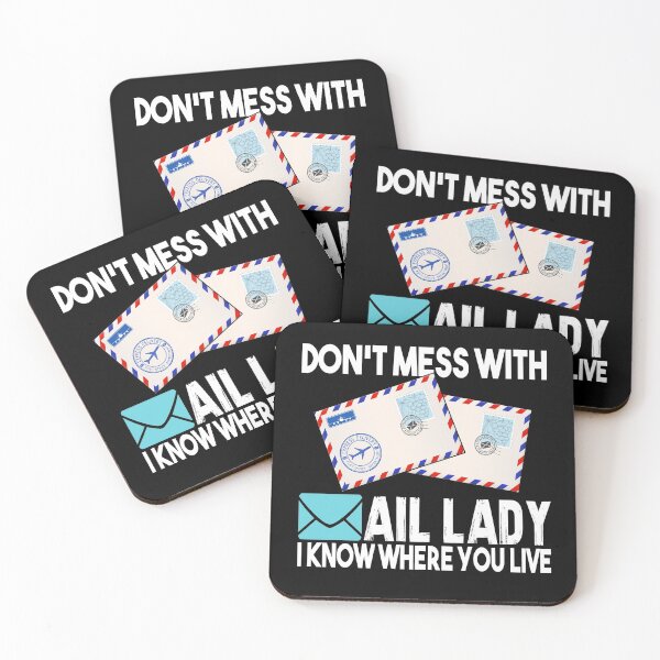 Item preview, Mail Lady For Postal Worker Shirt Don't Mess With All Lady Shirt designed and sold by jvtee.