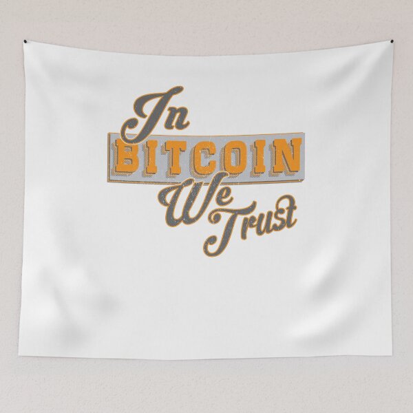 Item preview, In Bitcoin We Trust Funny BTC Meme Crypto Saying designed and sold by Renergie.