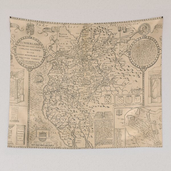 Item preview, Ancient Cumberland Map designed and sold by AM FineArtPrints.