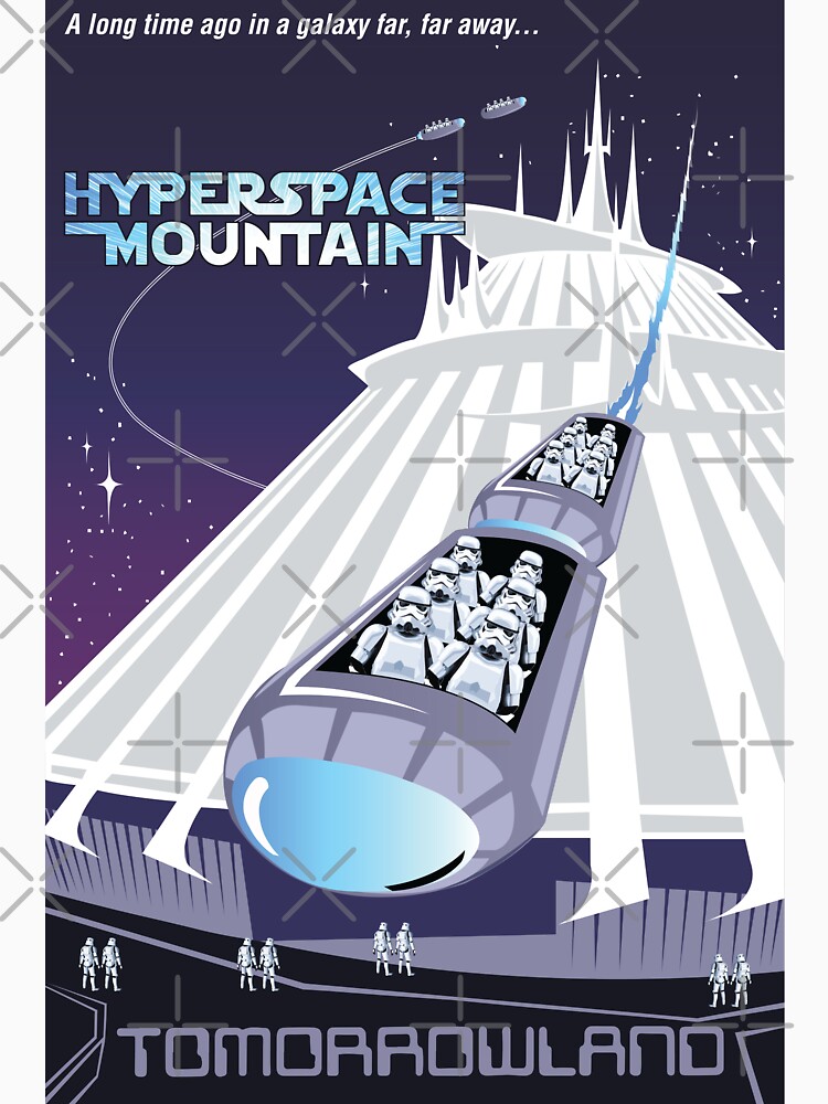 Thumbnail 7 of 7, Classic T-Shirt, Hyperspace Mountain designed and sold by Noman786.