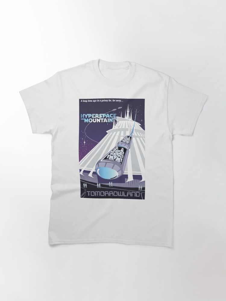 Thumbnail 3 of 7, Classic T-Shirt, Hyperspace Mountain designed and sold by Noman786.