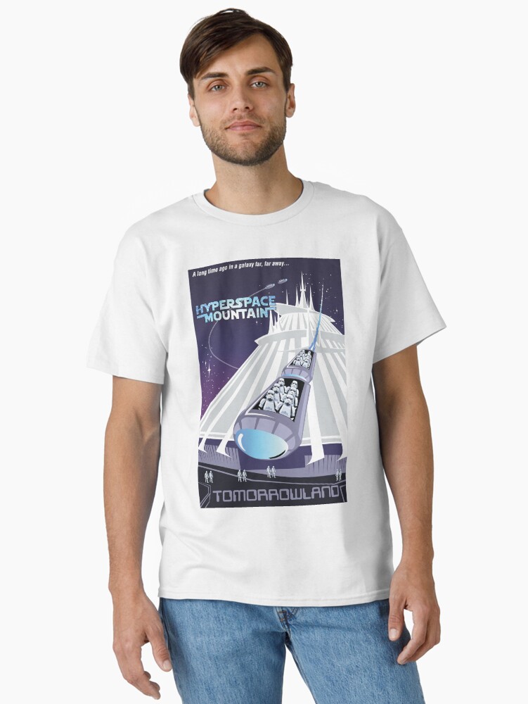 Thumbnail 1 of 7, Classic T-Shirt, Hyperspace Mountain designed and sold by Noman786.