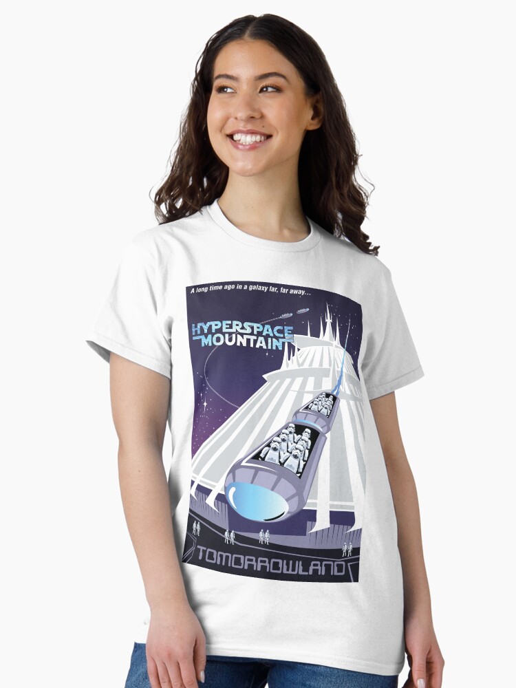 Thumbnail 2 of 7, Classic T-Shirt, Hyperspace Mountain designed and sold by Noman786.