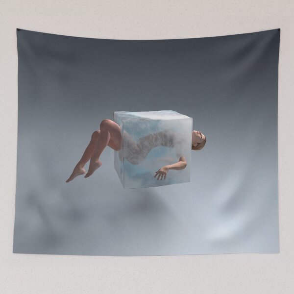 Item preview, Woman in ice cube designed and sold by Mike Kiev art.