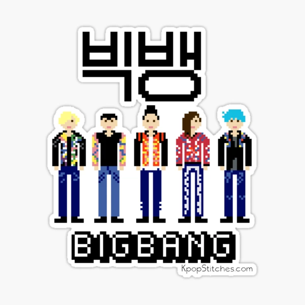 BIGBANG Pixel People Big Bang kpop
