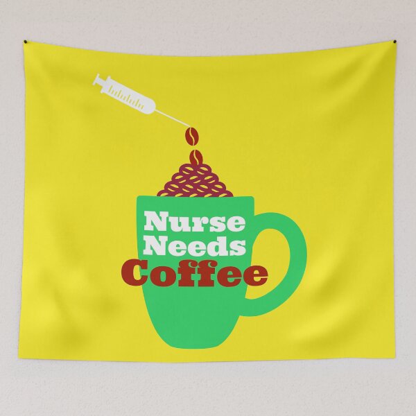 Item preview, Nurse drinking coffee designed and sold by PCpallavi.