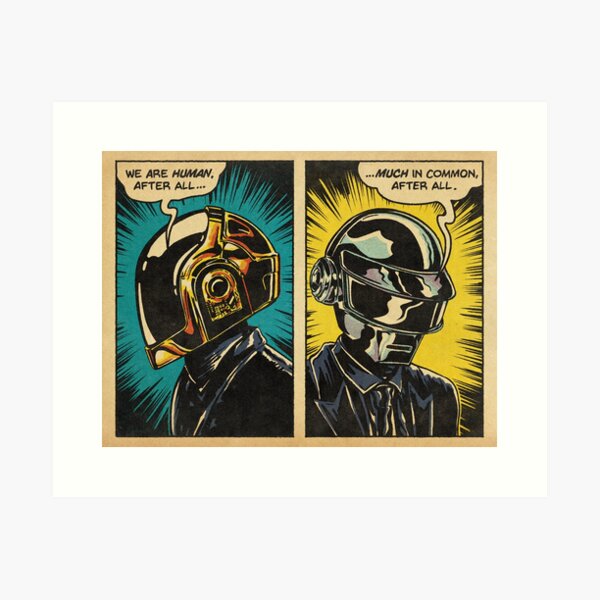 Humano después de todo - Daft Punk Lámina artística