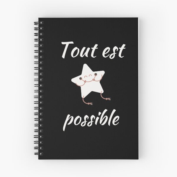 Item preview, Anything is possible - popular french quotes theme gifts (in black) designed and sold by RebelliousRosee.