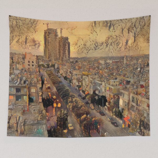 Item preview, Homs' Ghouta Street view - Cortes designed and sold by Homsalgia.