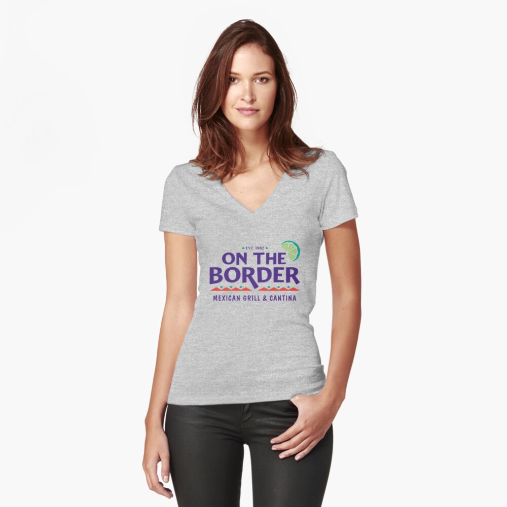 Item preview, Fitted V-Neck T-Shirt designed and sold by Ashlan-design.