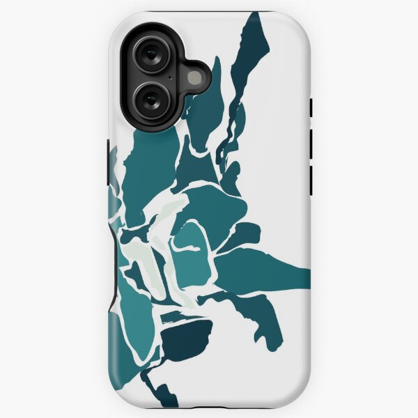 Orchards 2D in Teal iPhone Tough Case