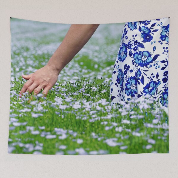 Item preview, Blooming Flax Field designed and sold by NavorolArt.