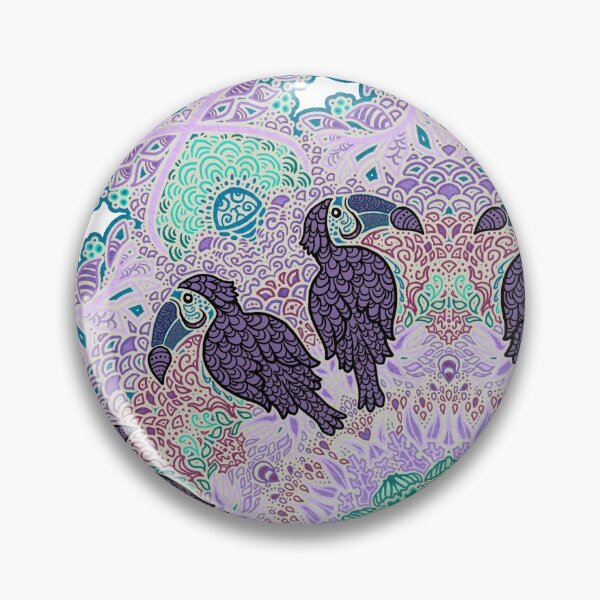 Item preview, Toucan Flower Mandala - Ghost Party designed and sold by Natalie Viola .