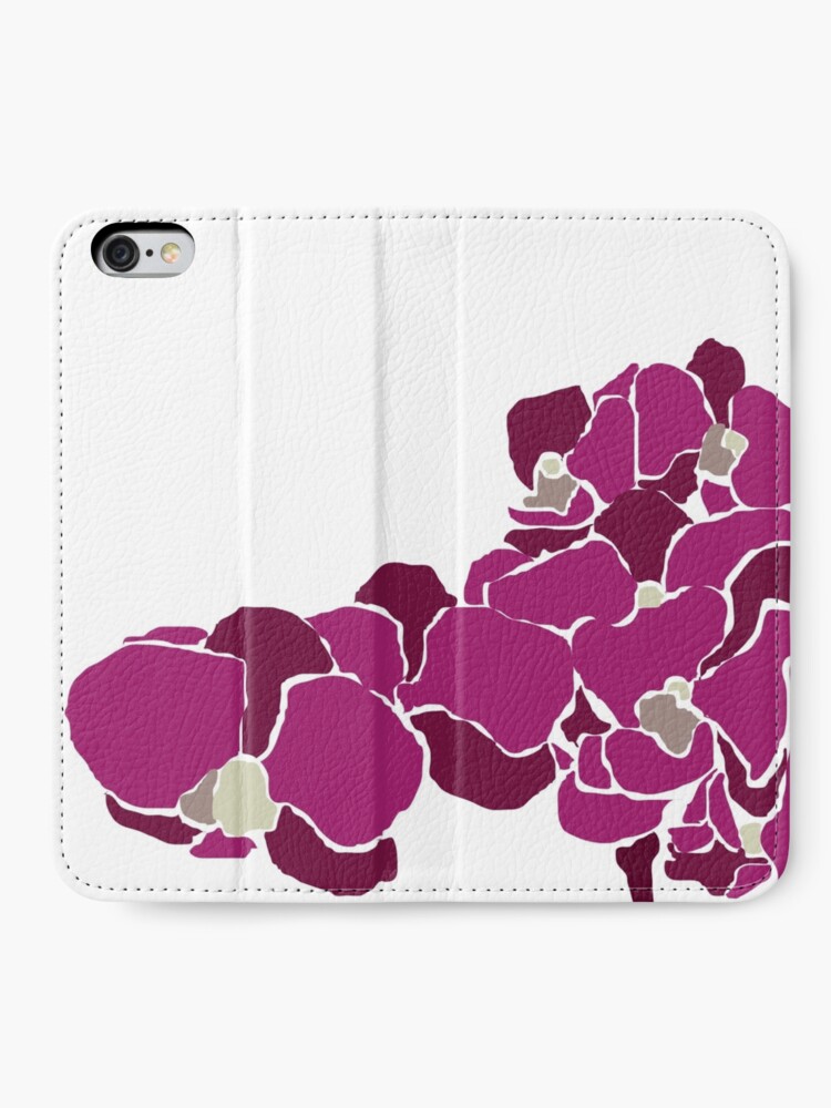 Alternate view of Orchards in Pink B iPhone Wallet
