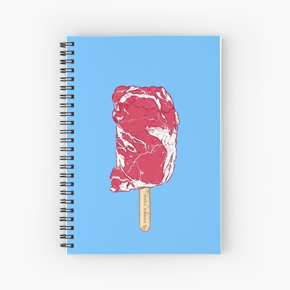 Zombie food Spiral Notebook