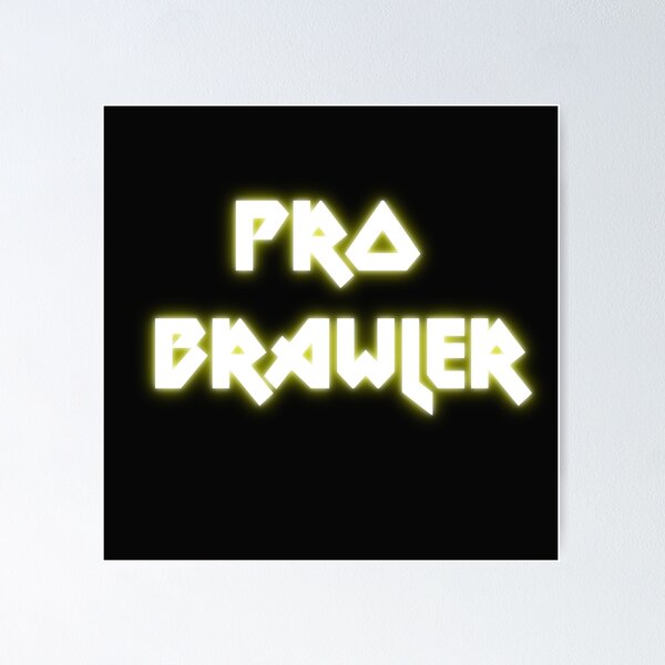 Item preview, Yellow Pro Brawler Glowing designed and sold by Harsh Giri.