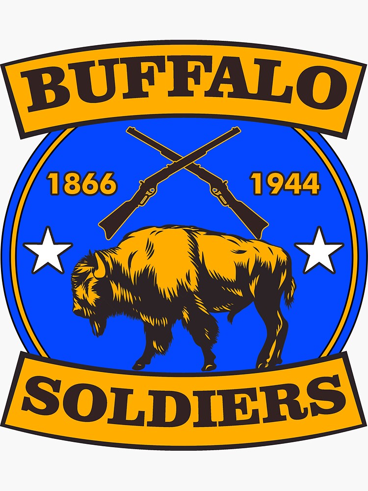 "The Buffalo Soldiers " Sticker by theanomalius | Redbubble