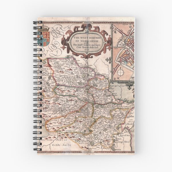 Item preview, John Speed's Map of the West Riding of Yorkshire, 1610  designed and sold by sheffarchives.