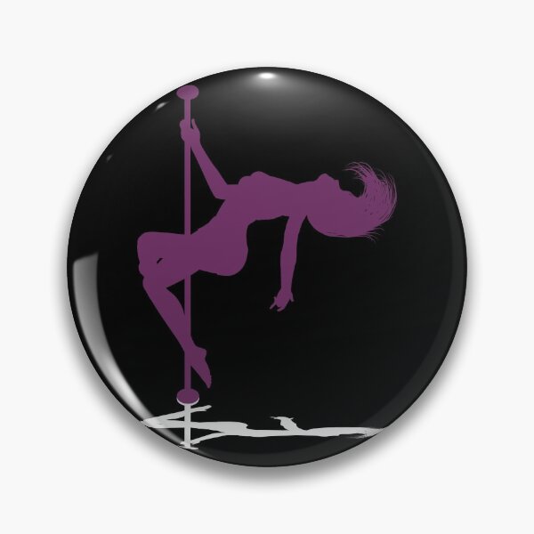 Item preview, Purple pole dancer silhouette designed and sold by Tees-by-Rams.
