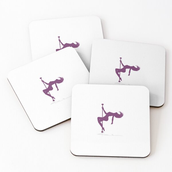 Item preview, Purple pole dancer silhouette designed and sold by Tees-by-Rams.