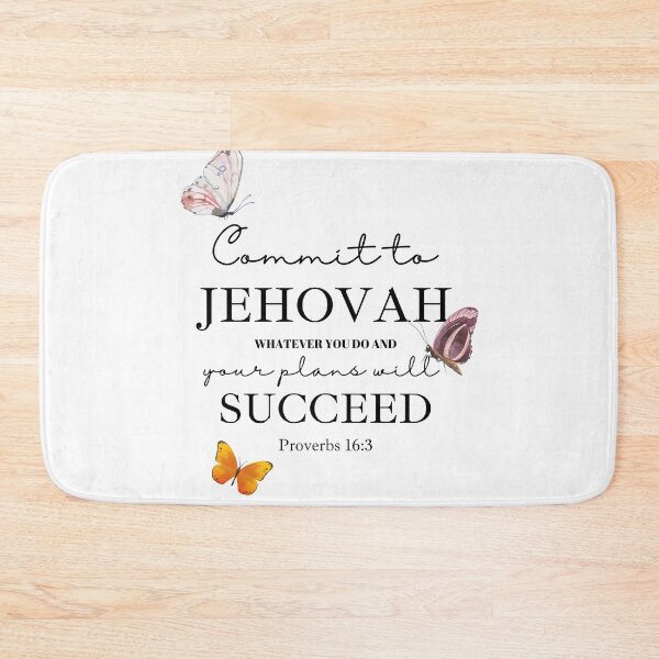 Item preview, Commit to Jehovah Prov 16:3 designed and sold by kuvastudio.