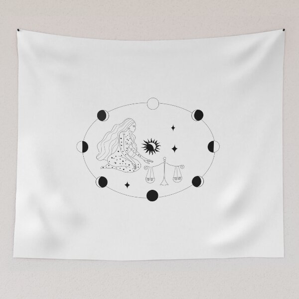 Item preview, Libra walking in the Universe  designed and sold by astraldraws.