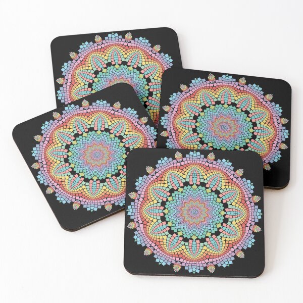 Item preview, Mosaic mandala in pastel colors  designed and sold by KreaKat.