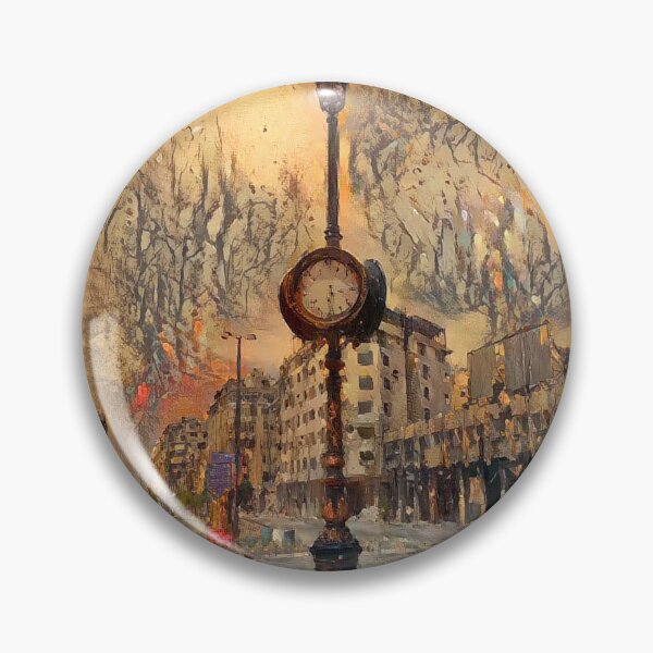 Item preview, Old Clock Tower of Homs - Cortes ساعة حمص القديمة designed and sold by Homsalgia.