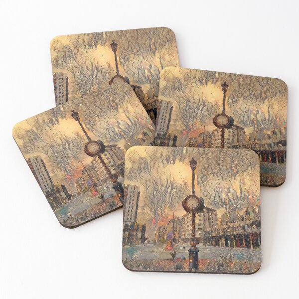 Item preview, Old Clock Tower of Homs - Cortes ساعة حمص القديمة designed and sold by Homsalgia.