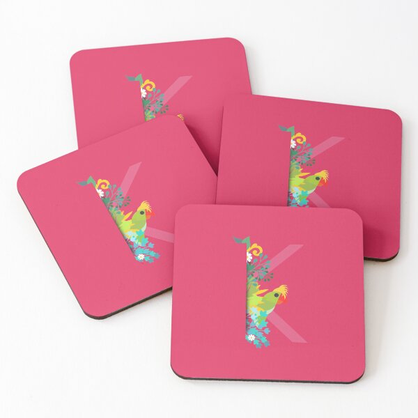 Item preview, Tropical alphabet K designed and sold by TheBWGalerie.
