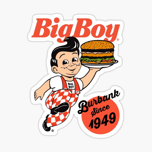 Bob's Big Boy Burger Burbank Since 1949 Sticker