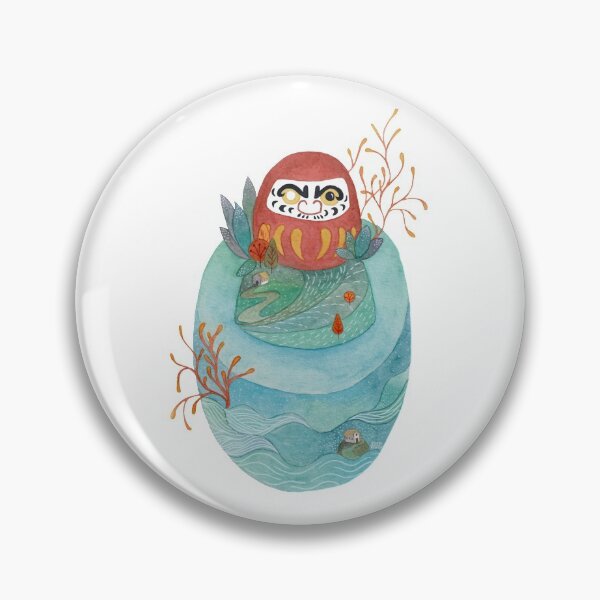 Item preview, Daruma doll in red designed and sold by Maria Antonieta Alcantara Arceo.