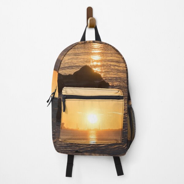 Item preview, Splendid Morning - Toronto Skyline Sunrise with Rough Rocks designed and sold by Georgia Mizuleva.