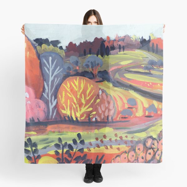 Candy Hills - Abstract Landscape #5 Scarf