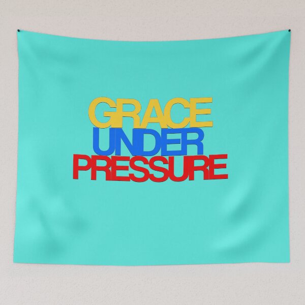 Aperçu de l'œuvre GRACE SOUS PRESSION de couleur. créée et vendue par ravitiku.