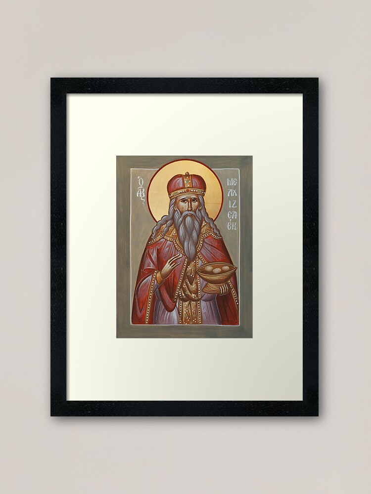 Alternate view of The Righteous Melchizedek Framed Art Print